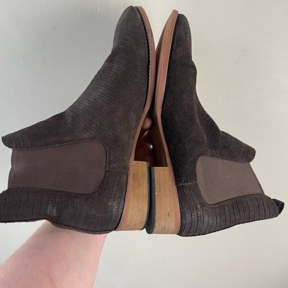 STEVE MADDEN Men's PATERSON BROWN SUEDE BOOTS Western Shoes 11 M Chelsea - Picture 9 of 12